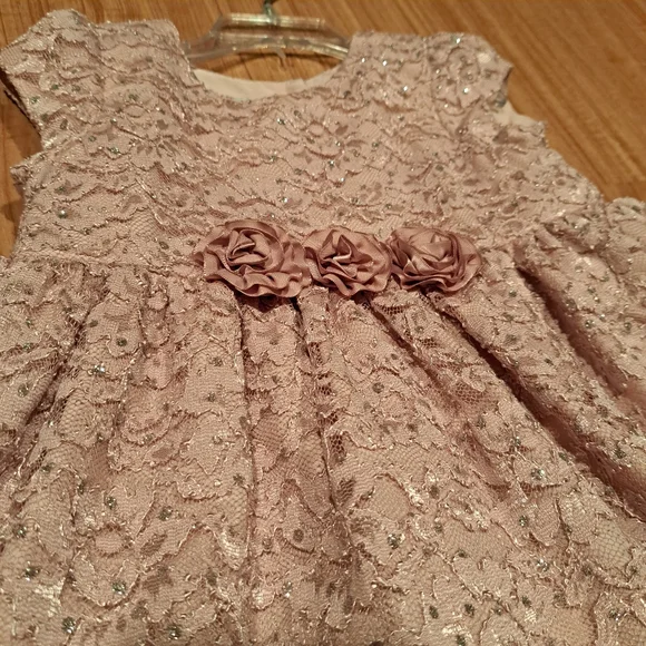 Mia & Mimi pink glittery dress - Picture 4 of 6